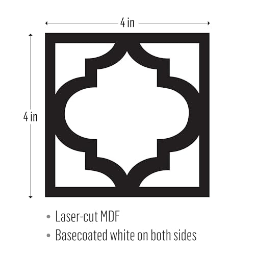 FolkArt Furniture Applique, Classic, 4.25" x 4.25", Perfect for DIY Home Décor Craft Projects, 70777 - size: 4.25" x 4.25", style: Classic