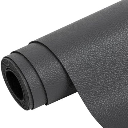 Marine Vinyl Faux Leather,12"X54" Boat Auto Upholstery DIY Projects (Grey, 12"X54") - color: Grey, size: 12"X54"