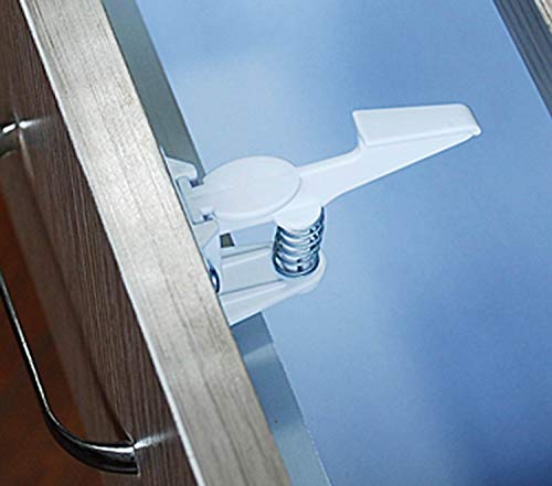 Spring Loaded Cabinet and Drawer Latch pack of 4