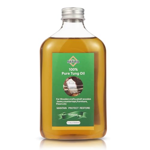 Pure Tung Oil 11.8oz – Natural Finish for Small Wood Crafts - size: 11.8 Ounce-350ml