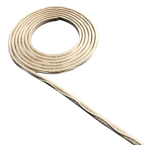 WoodUBend Pack of Two Stem & Leaf Trims TR749-215x0.7cm - Heat Bendable & Flexible Wood Trims - DIY Craft, Furniture & Home Decor - Easy to Apply & Paint - Versatile & Reusable - size: TR749WUB