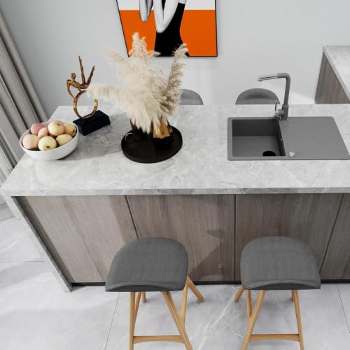 CAX Peel and Stick Wallpaper Light Gray Marble Contact Paper for Countertop - color: Light Gray, size: 15.7" x 275"