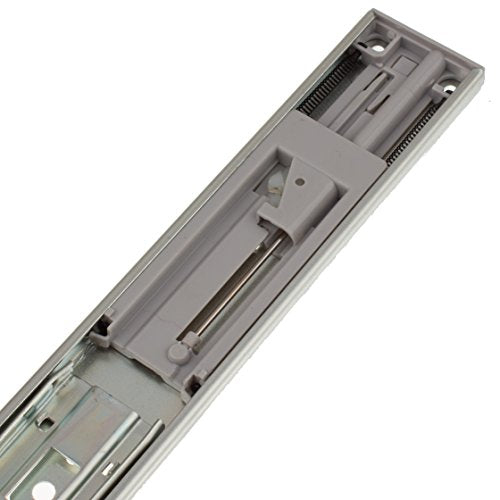 GlideRite Hardware 2075-ZC 20 inch Side Mount Soft Close Full Extension Drawer Slides 10 Pack, 100 lb, Silver