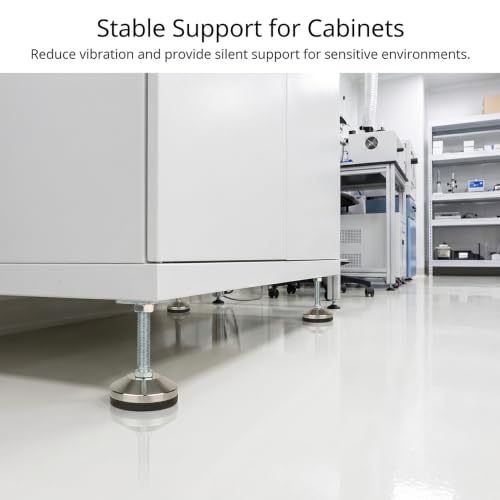 Heavy Duty Leg Leveler,M14Thread,1700 lb Capacity,2 Pcs - size: D80xM14x100,2 Pcs