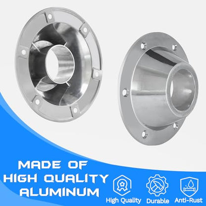 RV Table Base Mount,Camper Aluminum RV Table and Floor Mounting Base - color: Silver Aluminum - 2 Pack
