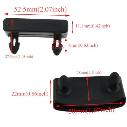 yukata 30 Pack Bed Slat Holders, 50 x 9 mm End Caps for Bed Frames