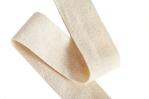 Abbaoww 50 Yards Cotton Twill Tape Ribbon 1.5 Inch for Sewing, Beige - color: Beige, size: 1.5 Inch