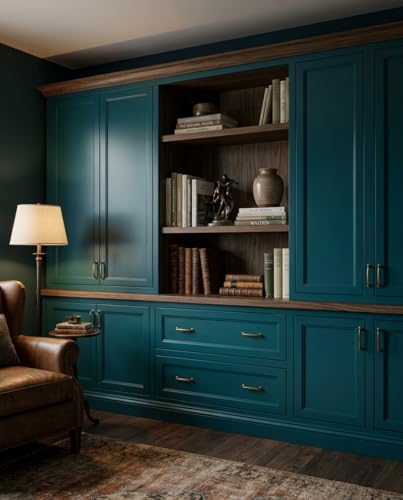 Retique It Furniture and Cabinet Paint - Paint for Cabinets, Dressers, Tables, Doors and DIY Home Decor Projects, Peacock, 16 oz