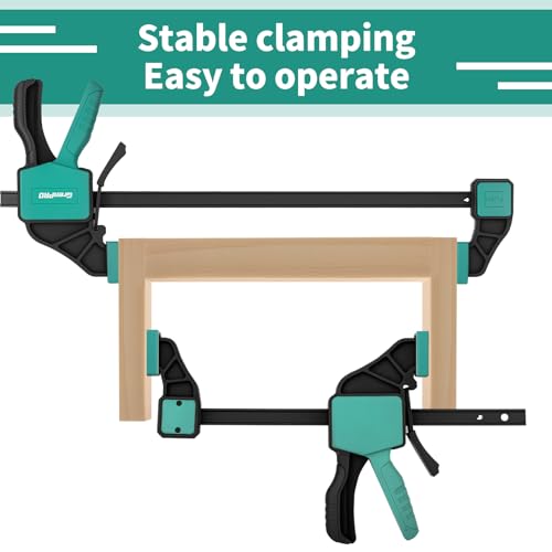 GRENPRO 8-Pack Bar Clamps for Woodworking, 12" and 6" Bar Clamps