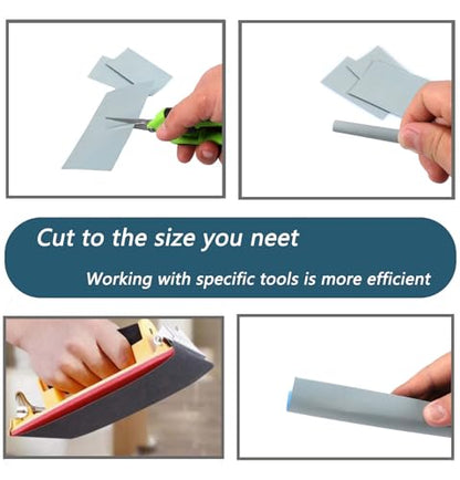 20Pcs 9 x 3.6 Inchs 5000 Grit Wet and Dry Handmade Universal Sanding Sheets, Suitable for Woodworking Furniture/Automobiles/Metal/Lacquer Polishing Sandpaper - style: 5000 Grit
