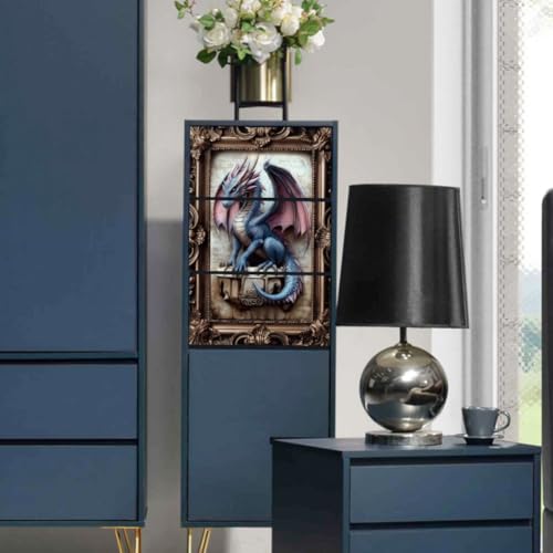 Peacoblue Vintage Dragon Rub On Transfers for Furniture Craft 6"x12" - style: Vintage Dragon
