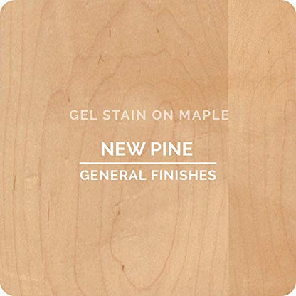 General Finishes Oil Base Gel Stain, 1 Pint, New Pine - color: New Pine, size: 1 Pint