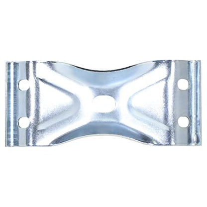 4 Pack Rok Hardware Surface Mount Corner Brackets for Table Aprons 2" (51mm) High x 4-3/4" (121mm) Wide, R3309M2 - size: 2" (51mm) High x 4-3/4" (121mm) Wide