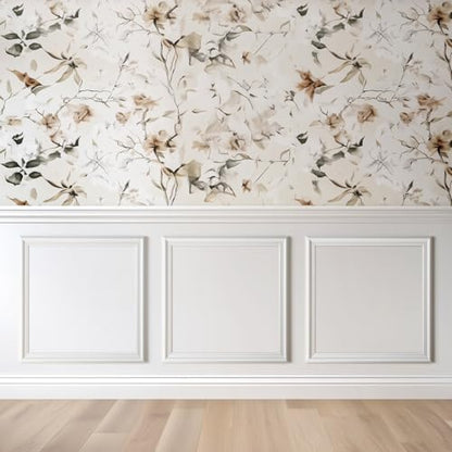 Peel and Stick Wall Molding Kit, Accent Wall Panels for Interior Wall Decor with Double-Sided Tape, 3 Set Pre-Cut PS Wainscoting Panels (20 * 20 in) - size: 20x20, style: T40-2