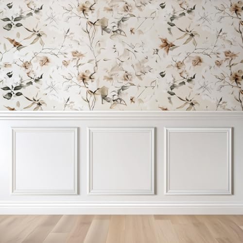 Peel and Stick Wall Molding Kit, Accent Wall Panels for Interior Wall Decor with Double-Sided Tape, 3 Set Pre-Cut PS Wainscoting Panels (20 * 20 in) - size: 20x20, style: T40-2