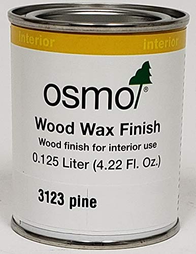 Osmo Wood Wax Finish Transparent, 3123 Pine - .125 Liter - color: Pine, size: .125 Liter