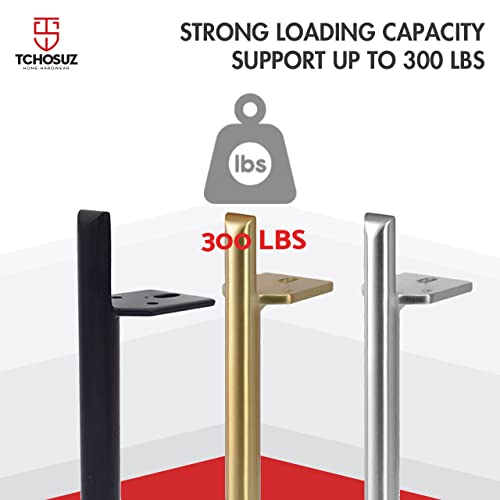 5 Inch Side-Mounted Tapered Metal Legs,4PCS Mid-Century Modern Gold - color: Gold, size: 6.8 in