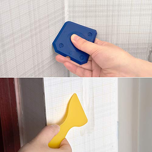 QDiShi Silicone Caulk Tool Kit with Putty Knife for Sealing，8 Pack