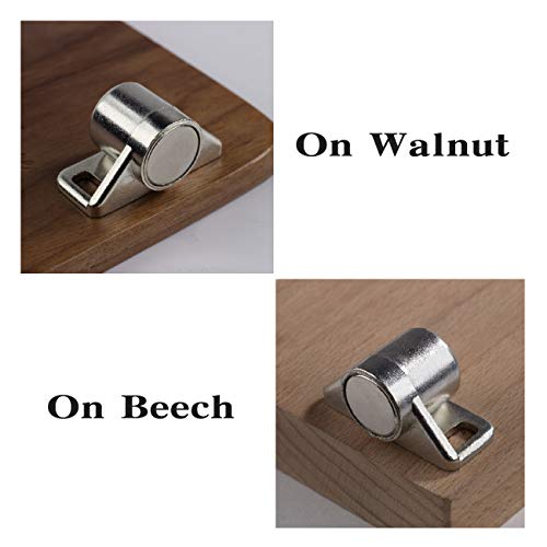 Keenkee 8 Pack Magnetic Cabinet Door Catch, Silver Color - color: Silver 8ps