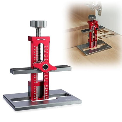 RUITOOL 3-in-1 Cabinet Door Mounting Jig for Face Frame/Frameless Cabinets