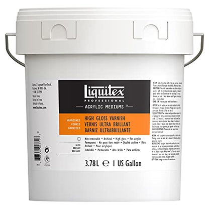 Liquitex Professional High Gloss Varnish, 3.78L (gallon/128-oz) - color: High Gloss, style: 128-oz