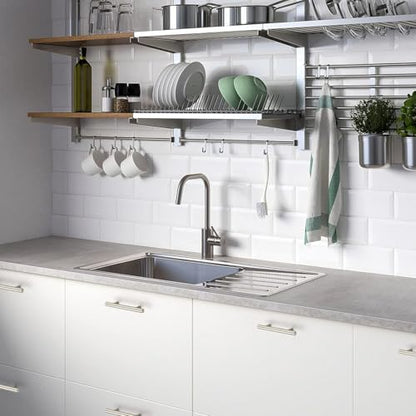 Ravinte Cabinet Handles,5" Length,3" Hole Center,Brushed Nickel,30 Pack - color: Satin Nickel