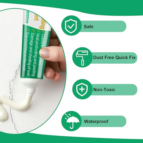 Drywall Repair Kit, 3 Pack Wall Repair Paste, Wall Mending Agent,Wall Surface Hole Fill Quick and Easy Solution