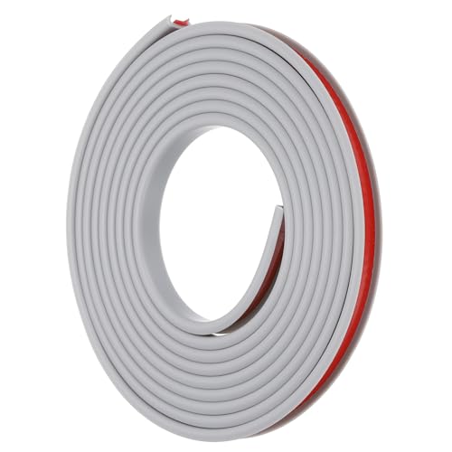 PATIKIL TPE U-Shape Edge Banding, 3/8 Inch x 9.8ft Self Adhesive Flexible Veneer Edging Trim Furniture Edge Protector for Shelf Cabinet Table Repair Restoration, Grey - size: 9.8Ft x 0.35"
