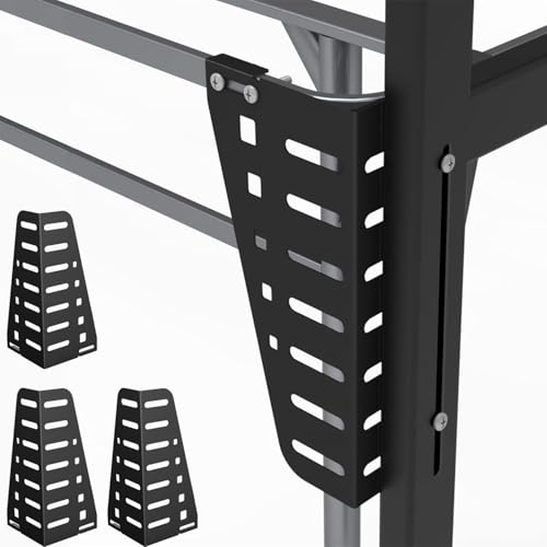 4 PCS Headboard Brackets for Metal Bed Frame - size: 4 PCS