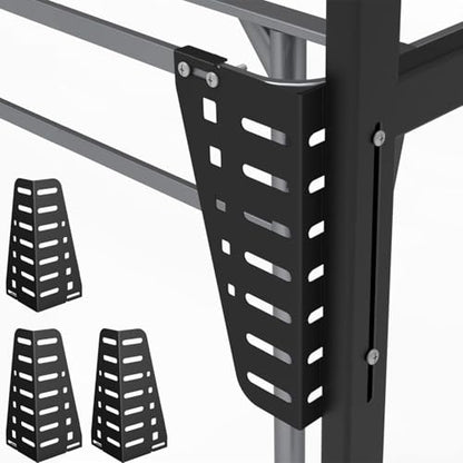 4 PCS Headboard Brackets for Metal Bed Frame - size: 4 PCS