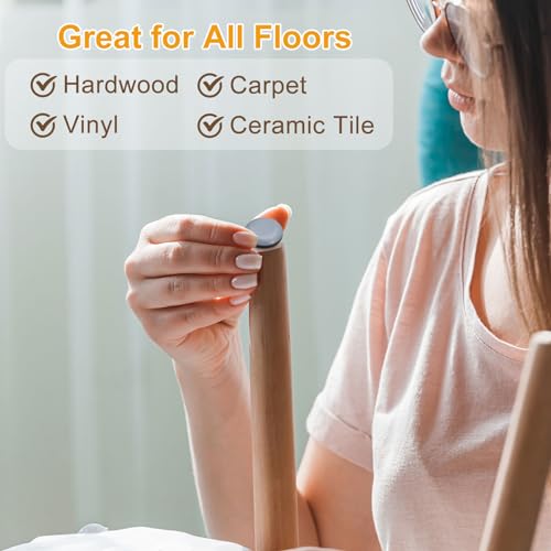 uxcell Furniture Sliders, 4Pcs 2" x 2" - PTFE Square Appliance Slider, Self-Adhesive Chair Glides, Chair Leg Floor Protectors for Carpet Hardwood Floors - size: 2" x 2"