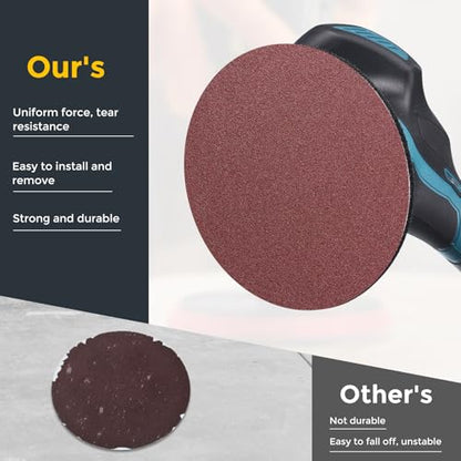 HARFINGTON 15 Pcs 8 Inch Sanding Discs 1000 Grit Red Aluminum Oxide - size: 8 Inch(1000 Grit)
