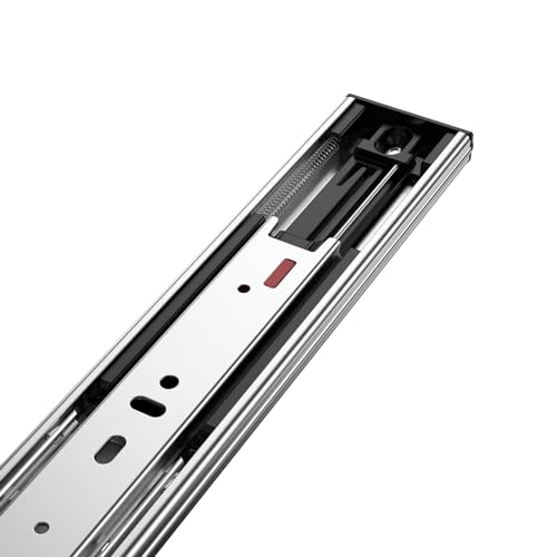 VEVOR Soft Close Drawer Slides 6 Pairs 24 Inch, Heavy Duty Full Extension Side Mount Ball Bearing Drawer Glides Kitchen Cabinet Rails, 100LB Load Capacity - size: 24inch, style: 6 Pairs with Soft Close