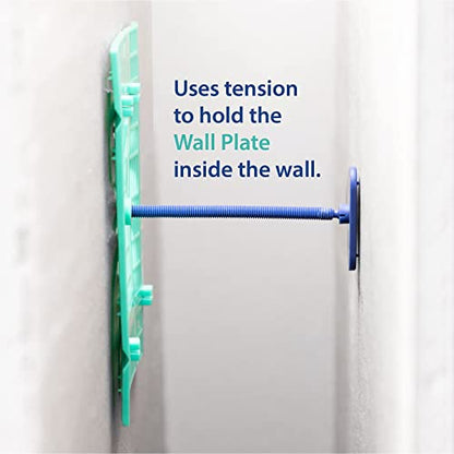 Wall Patch Repair Plate by SD Home, 1-Pack Drywall Backing Plates, 2-5” Hole Repair Patch, Easy & Quick DIY Patching