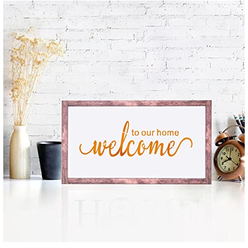 24 Pack Inspirational Word Stencils for Painting on Wood Wall Canvas - style: Word stencil