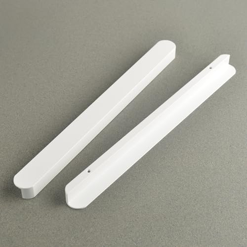 5 Pack Modern Drawer Pull Matte White Long Bar Cabinet Pulls 8.8 Inch Hole Center Kitchen Cupboard Handles Vanity Pull Handles Furniture Hardware - color: White-5 Pack, size: 8.8 Inch(224mm)