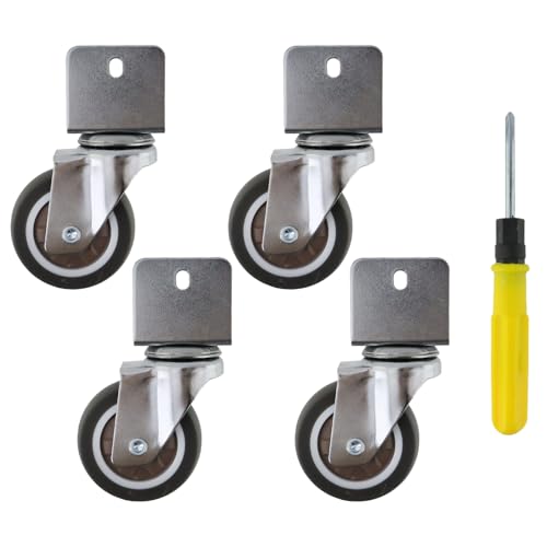 Semetall 2 Inch Side Mount Casters U-Shaped Set of 4 - style: A-79