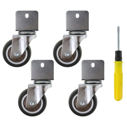 Semetall 2 Inch Side Mount Casters U-Shaped Set of 4 - style: A-79