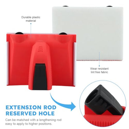 Paint Edger with Trim and Touch-Up Pad, Corner Walls & Ceilings Pad Painter Easy-to-Use Edge Painting Tool 6-Inch Painting Wall Edges Paint Pad Set for Home Interior High Ceiling