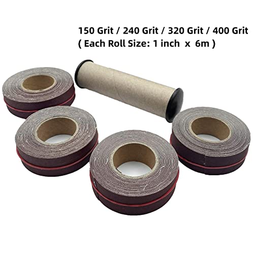 Emery Cloth Roll, 6M, 4 Rolls - size: 4roll6m