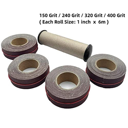 Emery Cloth Roll, 6M, 4 Rolls - size: 4roll6m