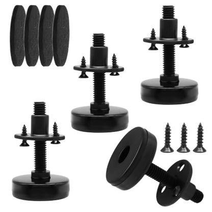 LALOFE Furniture Leveling Feet, 3/8"-16 Thread, 2.7 Inch, 4 Pack - size: LONG, 4 Pack