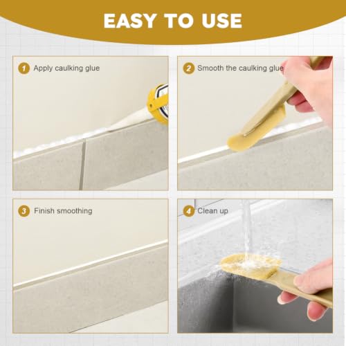 8pcs Rubber Caulking Spatula Tool, Caulk Remover Smoothing Tool
