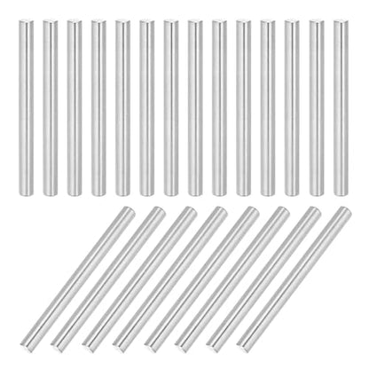 MECCANIXITY 22Pcs Dowel Pin 5mm x 60mm Shelf Support Pin 304 Stainless Steel Shelf Pegs for Shelves Cabinets Furniture Nickel Plated, Silver Tone - size: 5mm x 60mm