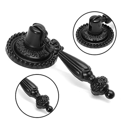 Biaungdo 4 Pack Antique Cabinet Pulls, Black Antique Pull Handles - color: Black