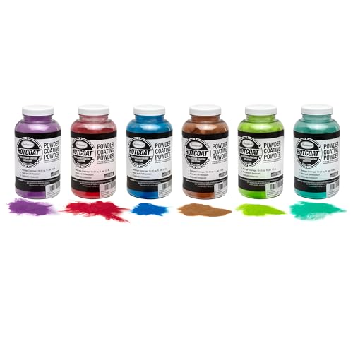 Eastwood 6-Piece 8-Oz Powder Specialty Color Sample Kit Standard Multi Color Hotcoat Powder-Coated