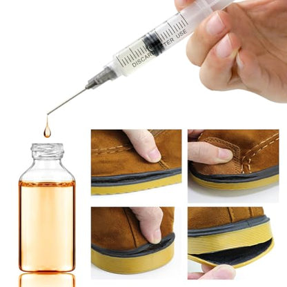 10ml Glue Applicator Syringe with Blunt Tip Needle for Liquid Oil Ink Wood