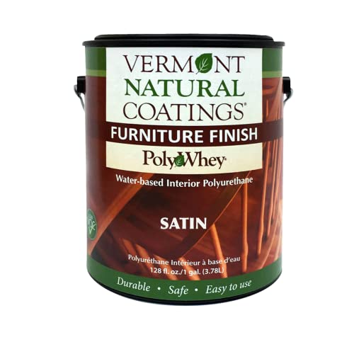 Vermont Natural Coatings PolyWhey Furniture Finish - Satin - Gallon - color: Satin, size: Gallon