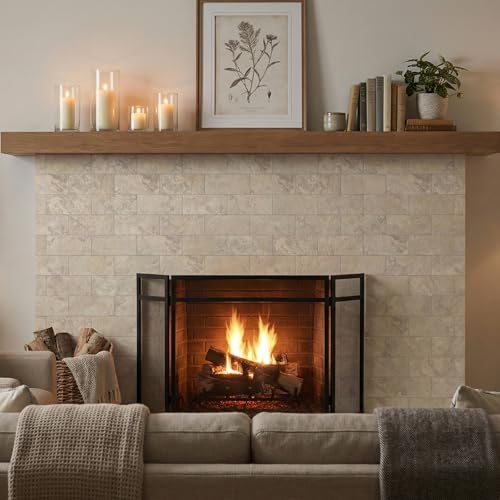 Peel and Stick Subway Tile Backsplash, 10 Sheets 11.8''x11.8'' Beige Stone-Look 3D Wall Tiles, Thick & Strong Adhesive, Heat Resistant & Waterproof Stick On Tiles for Kitchen, Bathroom - color: Beige Stone Rock