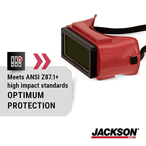 Jackson Safety WS Series Retro Safety Goggles - color: Iruv Shade 5, size: One Size, style: Fixed